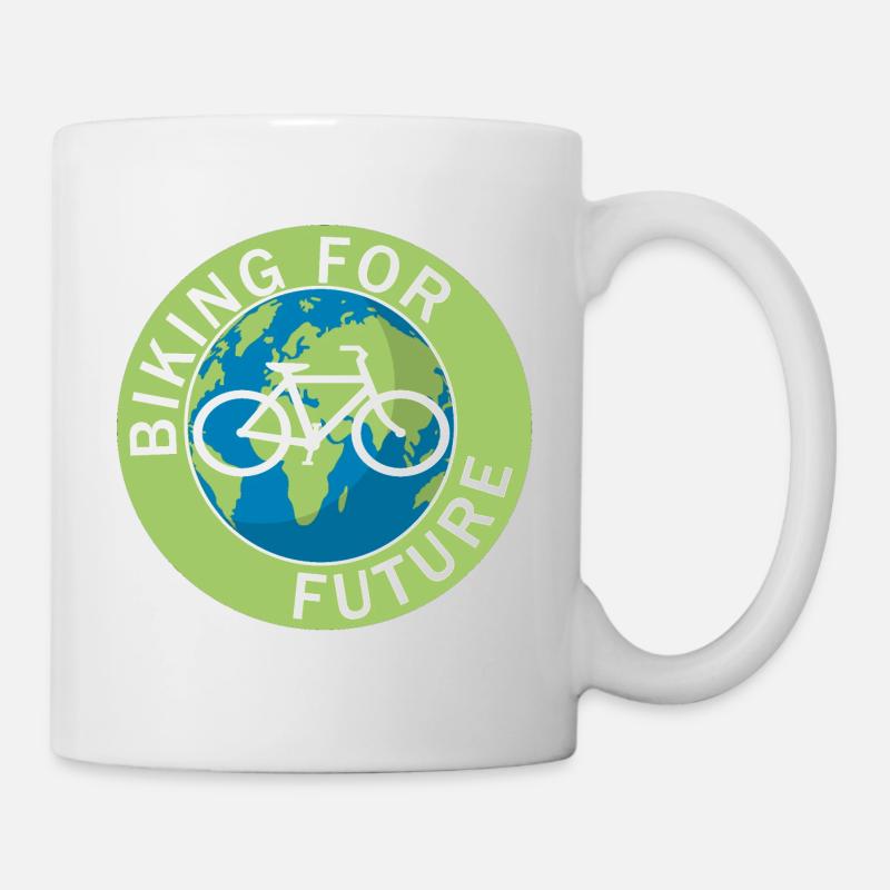 Cycling environmental protection - Mug - white