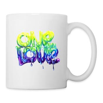 un amour de graffiti - Mug blanc - blanc - Droite