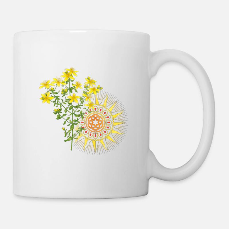 Johanniskraut - Tasse - Weiß