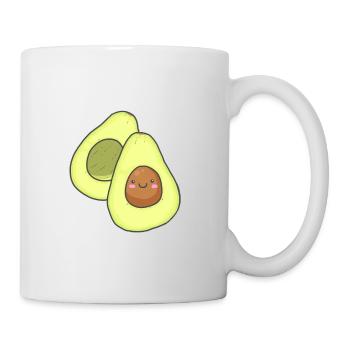 Avocado - Tasse - Weiß - Rechts