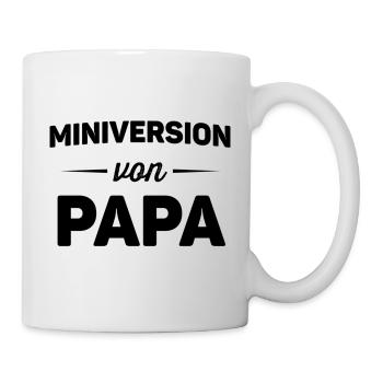 Miniversion von Papa Kindershirts lustige Sprüche - Tasse - Weiß - Rechts