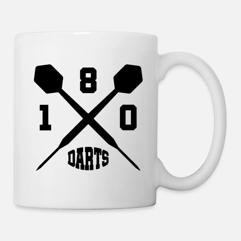 Fléchettes fléchettes fléchettes - Mug blanc - blanc