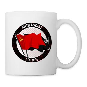 Antifascist Action - Mug - white - Right