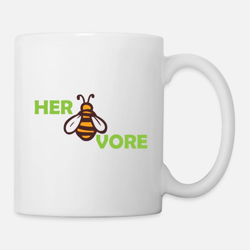 Herbivore Geschenk - Tasse - Weiß