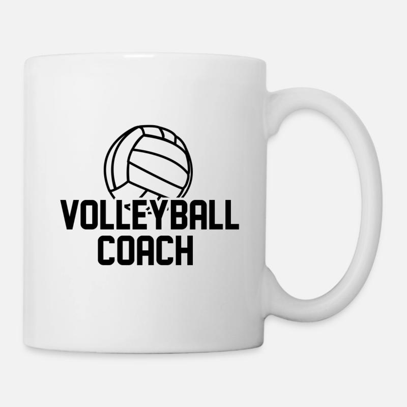 Volleyball Coach Trainer - Tasse - Weiß