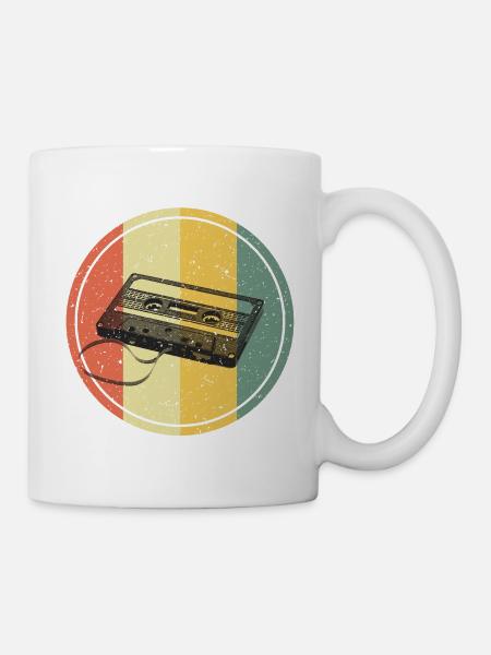 Cassette Retro Vintage - Mug - white