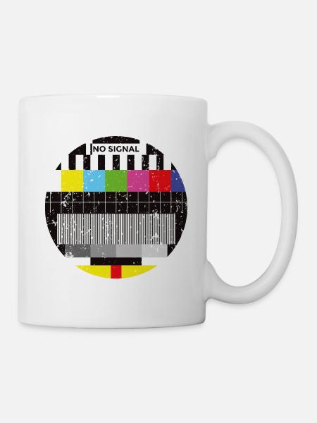 Image d’essai Rétro Vintage - Mug blanc - blanc