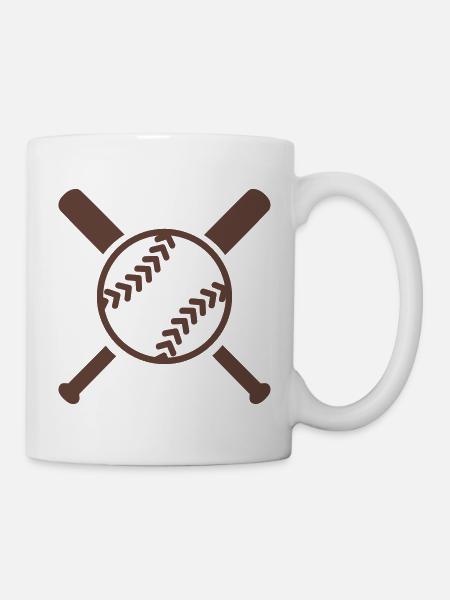Softball - Tasse - Weiß