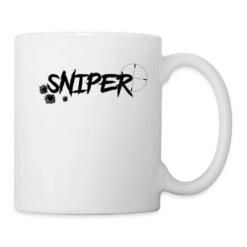 Sniper - Scharfschütze - Tasse - Weiß - Rechts