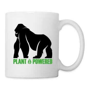 Plant Powered Vegan Gift - Mug - white - Right