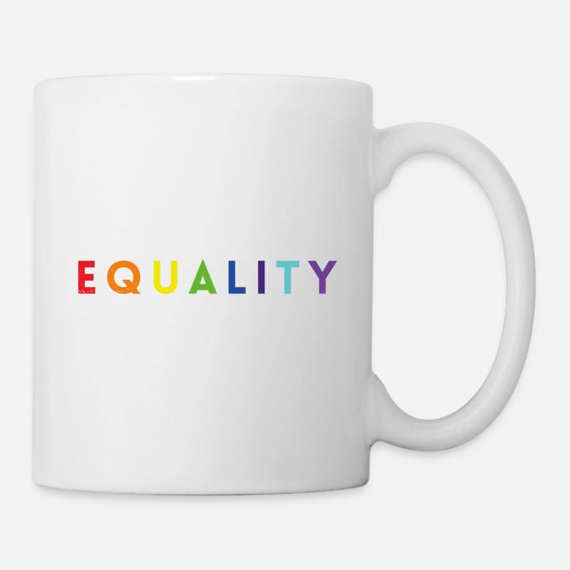 Cadeau lgbt d'égalité - Mug blanc - blanc