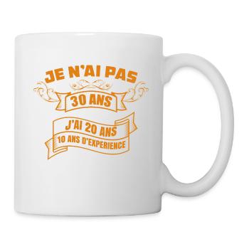 30 years birthday, birthday quote 30 years - Mug - white - Right
