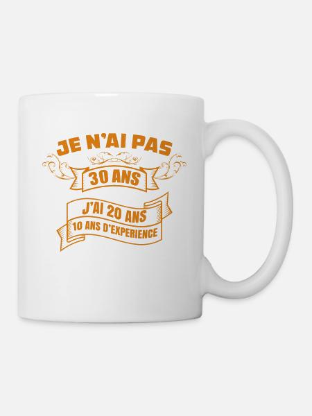 30 years birthday, birthday quote 30 years - Mug - white