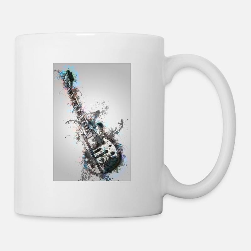 Guitare - Mug blanc - blanc
