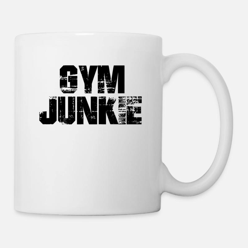 THÉ GYMJUNKIE - Mug blanc - blanc
