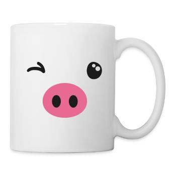 Pig costume - Mug - white - Right