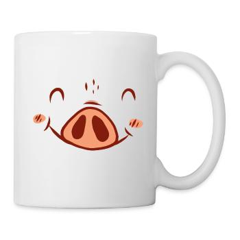 Pig costume - Mug - white - Right