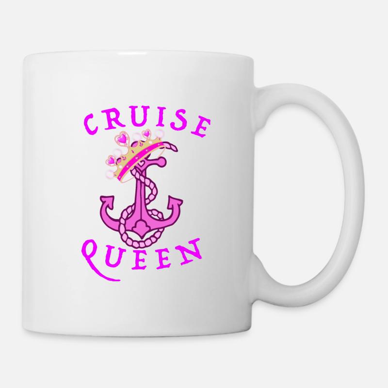 Cruise Queen, cruise, Queen - Mug - white