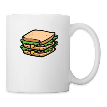 Drôle T-shirt Silf Sandwich - Mug blanc - blanc - Droite