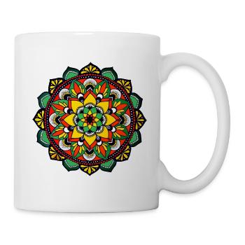 Mandala de reggae - Mug blanc - blanc - Droite