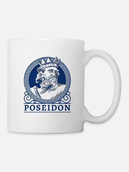 Poseidon - Tasse - Weiß