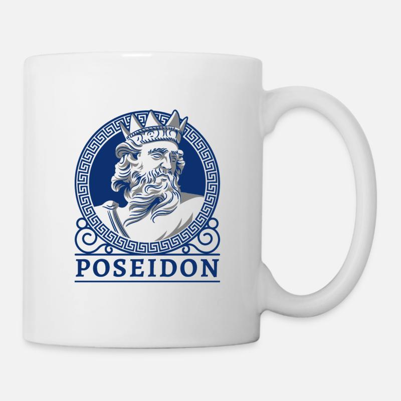 Poseidon - Tasse - Weiß
