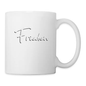 Frieden - Tasse - Weiß - Rechts