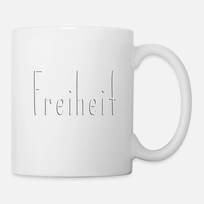 Liberté - Mug blanc - blanc