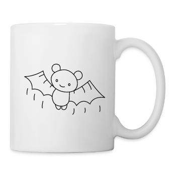 chauve-souris - Mug blanc - blanc - Droite