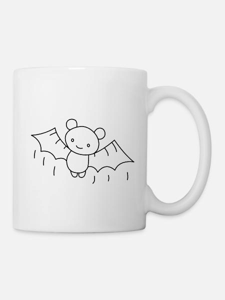chauve-souris - Mug blanc - blanc