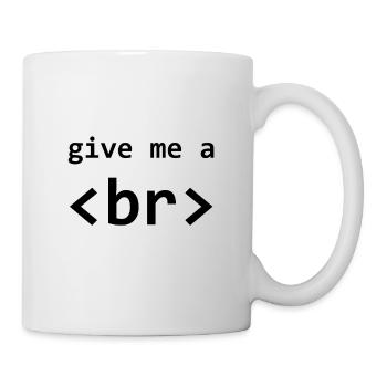 give me a - Mug - white - Right