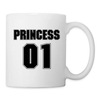 Princess 01 Tochter Geschenk - Tasse - Weiß - Rechts