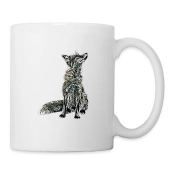 Fuchs - Tasse - Weiß - Rechts