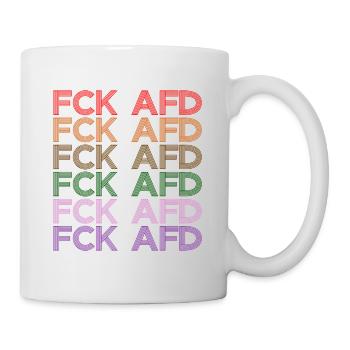 Fuck AFD politique cadeau - Mug blanc - blanc - Droite