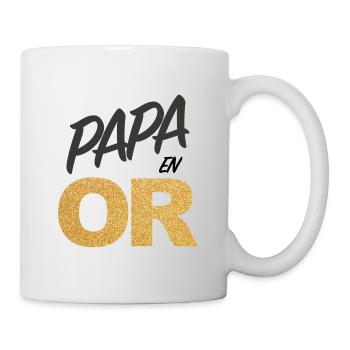 Papa in Gold - Mug - white - Right