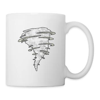 Tornado - Tasse - Weiß - Rechts