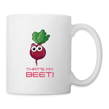 That's My Beet 17 F - Mug - white - Right