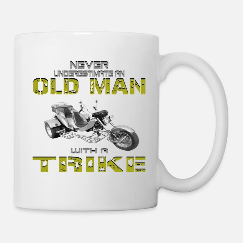 Bike Trike Chopper motorcycle - Mug - white