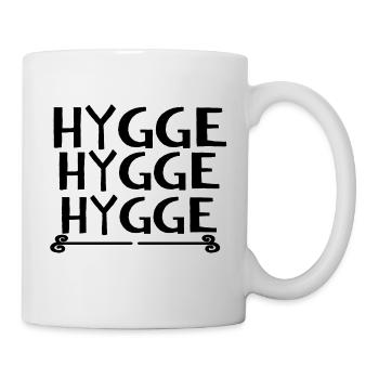 HYGGE HYGGE HYGGE - Mug - white - Right