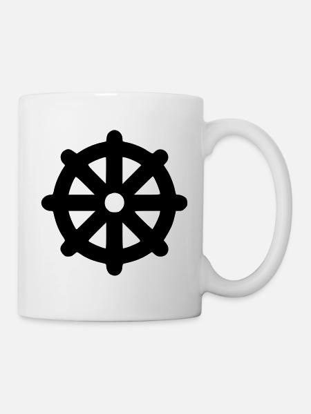 Buddhismus - Tasse - Weiß
