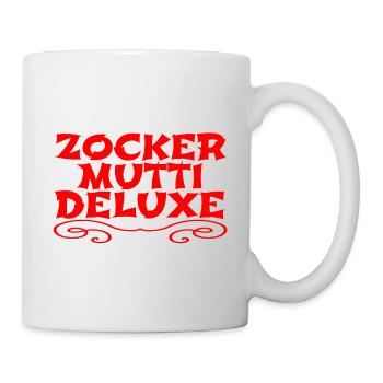 Zocker Mutti Deluxe - Tasse - Weiß - Rechts