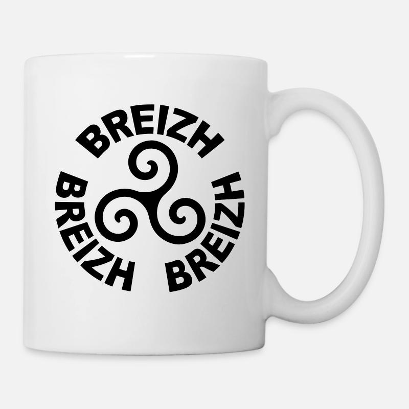 breirzh - bretagne triskel 17 - Mug blanc - blanc
