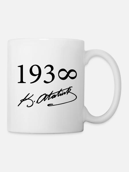 Kemal Atatürk - Tasse - Weiß