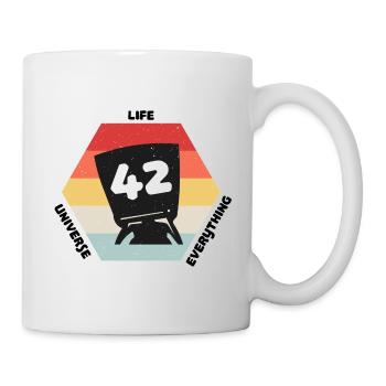 Answer 42 - Mug - white - Right