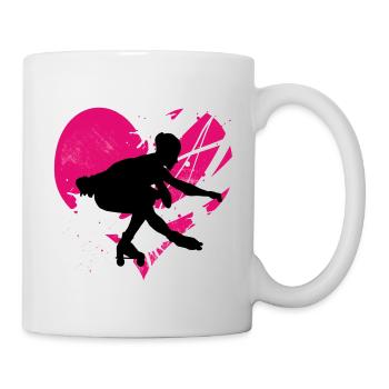 love motiv Rollkunstlauf 3 - Tasse - Weiß - Rechts