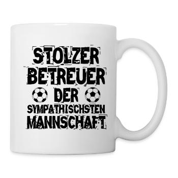 Betreuer Fußballmannschaft - Tasse - Weiß - Rechts