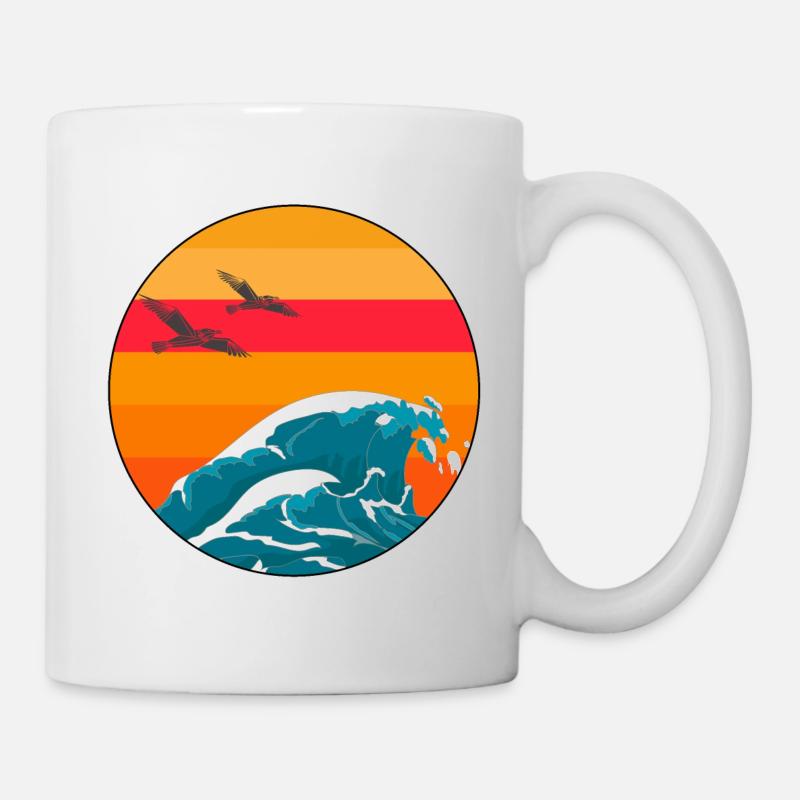 vague - Mug blanc - blanc