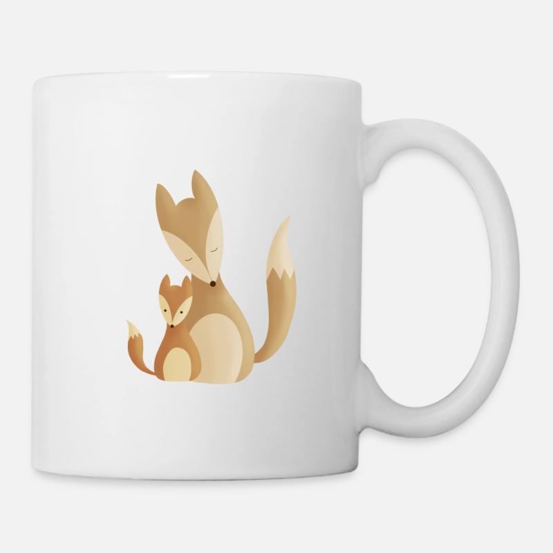 Fuchsliebe - Tasse - Weiß