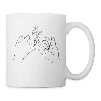 Heart hand medic - Mug - white - Right