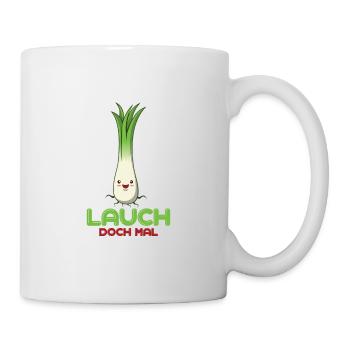 Lauch doch mal Illustration - Tasse - Weiß - Rechts